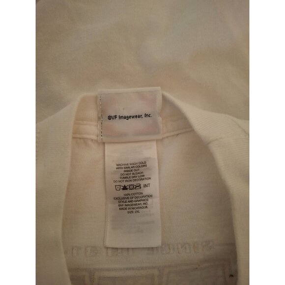 Harley-Davidson Mens 2XL Graphic TShirt White Skull Adamec Jacksonville FL Biker - Picture 5 of 7